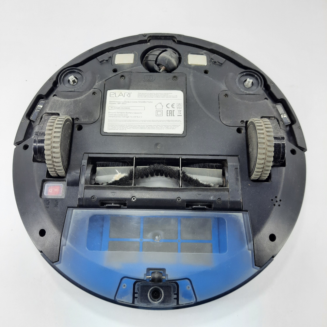  ̶1̶0̶0̶0̶0̶р̶ Робот-пылесос Elari SmartBot Turbo SBT-002T Black 6119/2985+. Картинка 2
